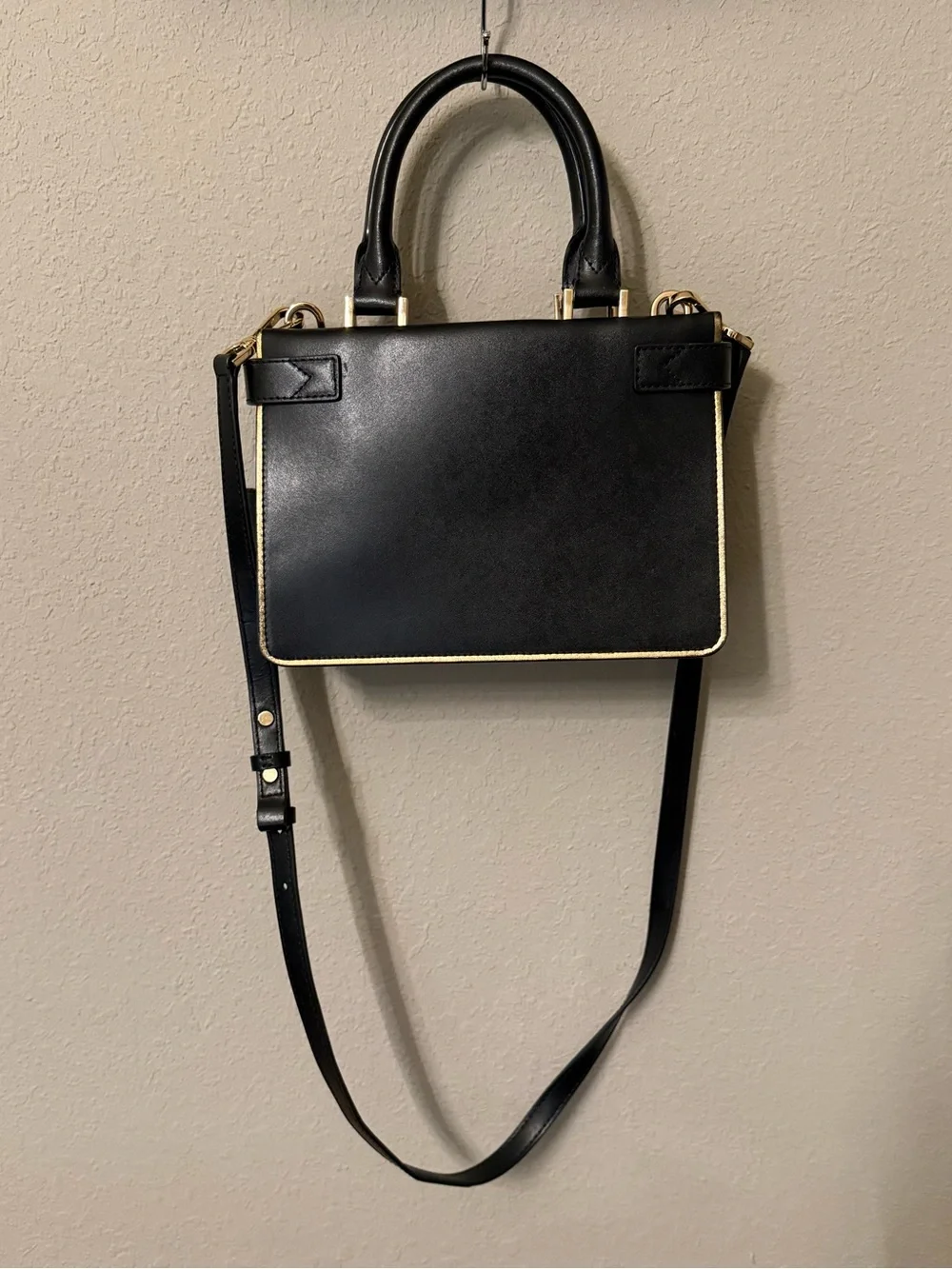 Michael Kors Tatiana Leather Satchel Crossbody
